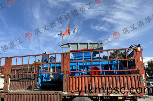 廣東東莞客戶購(gòu)置華盛銘砂料破碎機(jī) 
